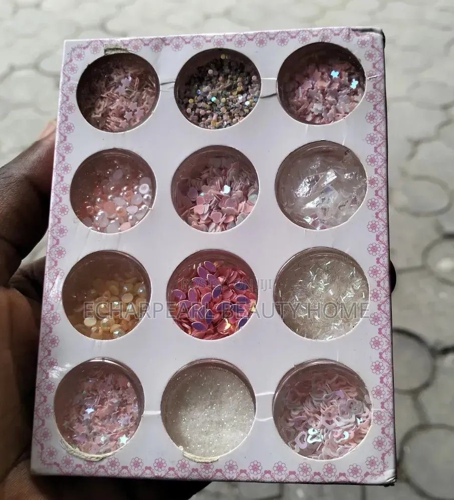 Colourful Carving Pattern Powder for Acrylic Nail Art