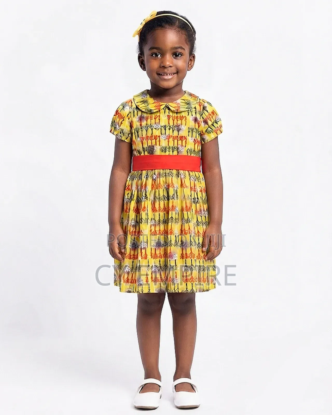Girls Ankara Dress 2T to 4T