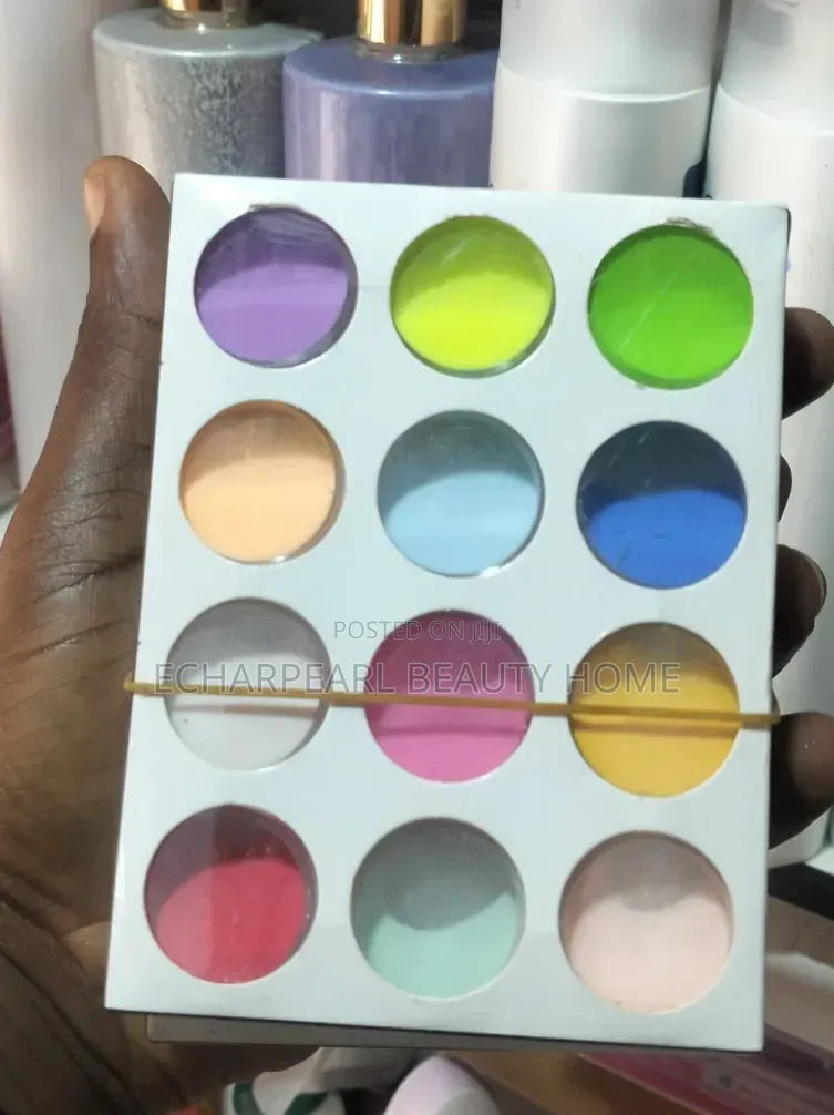 Colourful Carving Pattern Powder for Acrylic Nail Art
