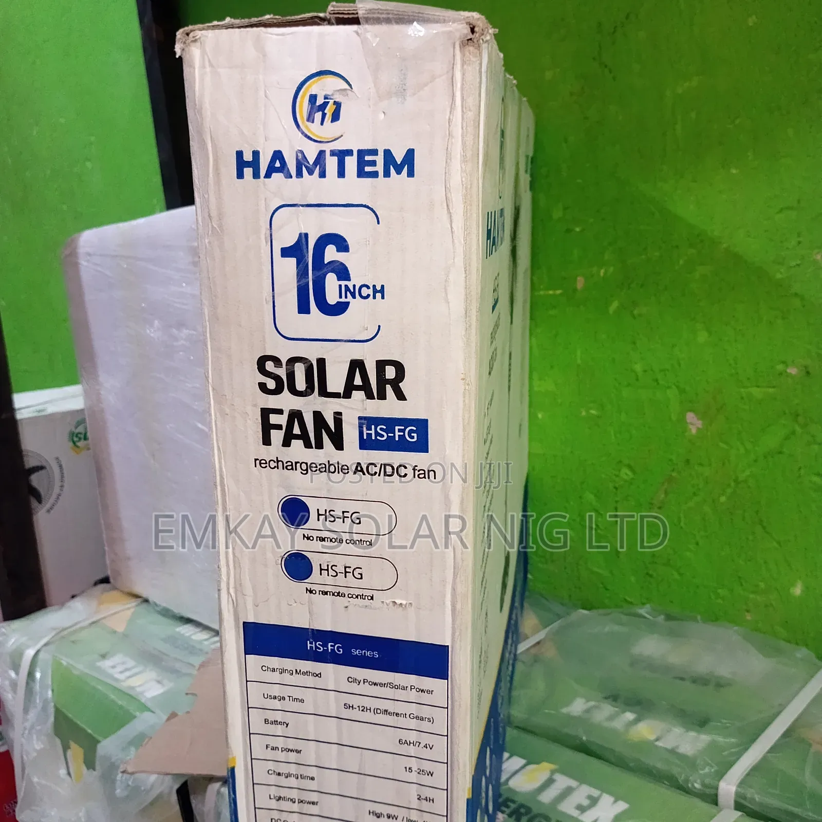 Hamtem 16inches Solar Fan