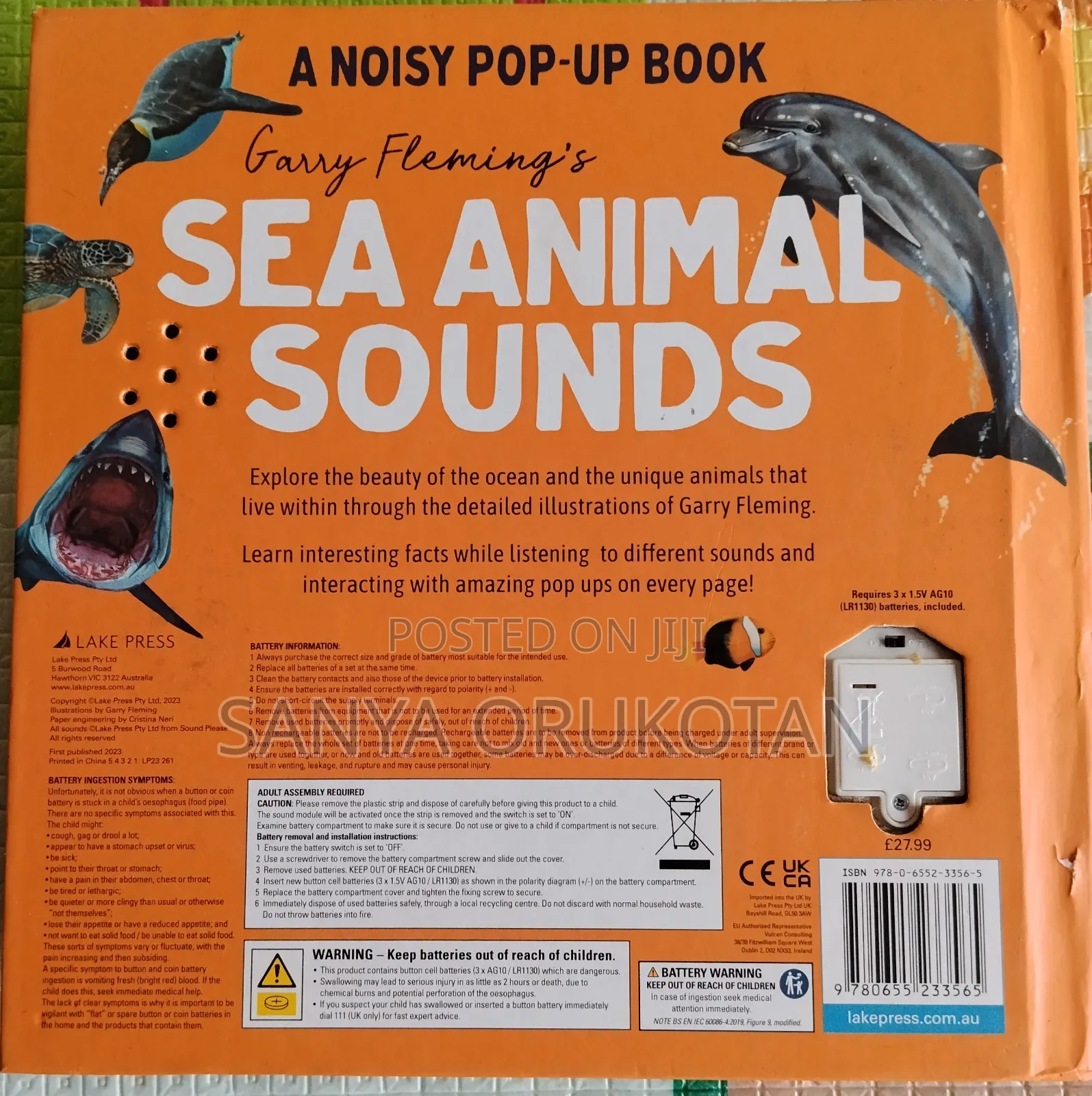 A Noisy Pop Up Book Sea Animals Sounds