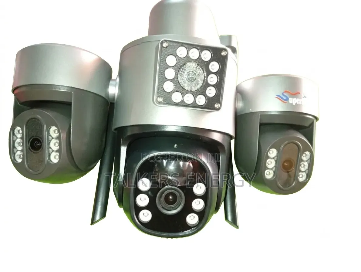 Superking T34 Solar PTZ Triple Lens Security Camera (4G LTE / V380)