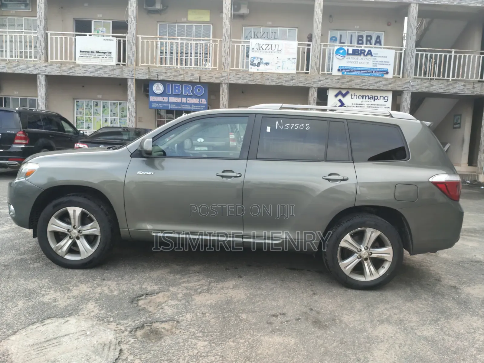 Toyota Highlander Sport 2008 Gray