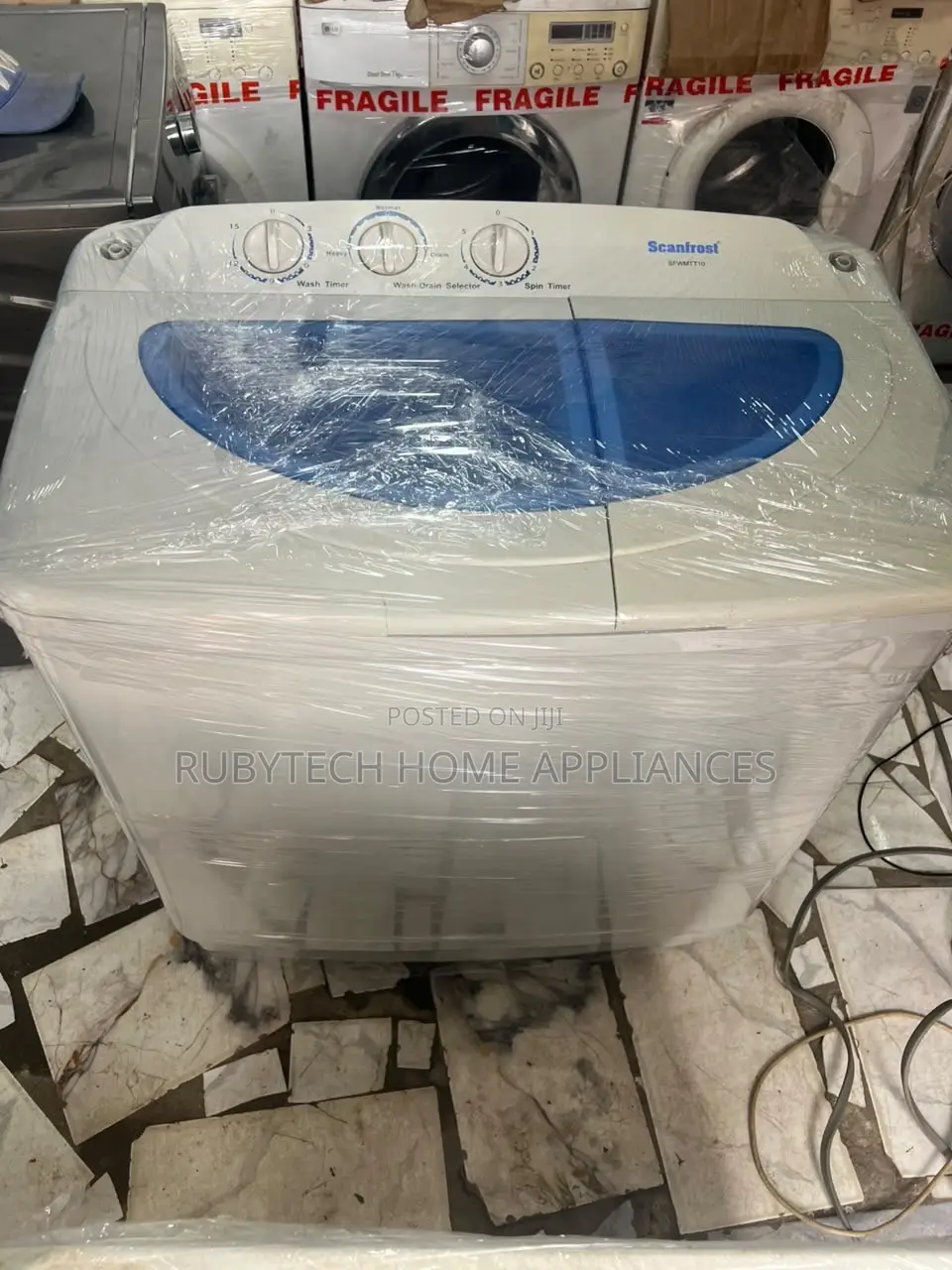 Scanfrost 10kg Manual Washing Machine – Reliable Durable