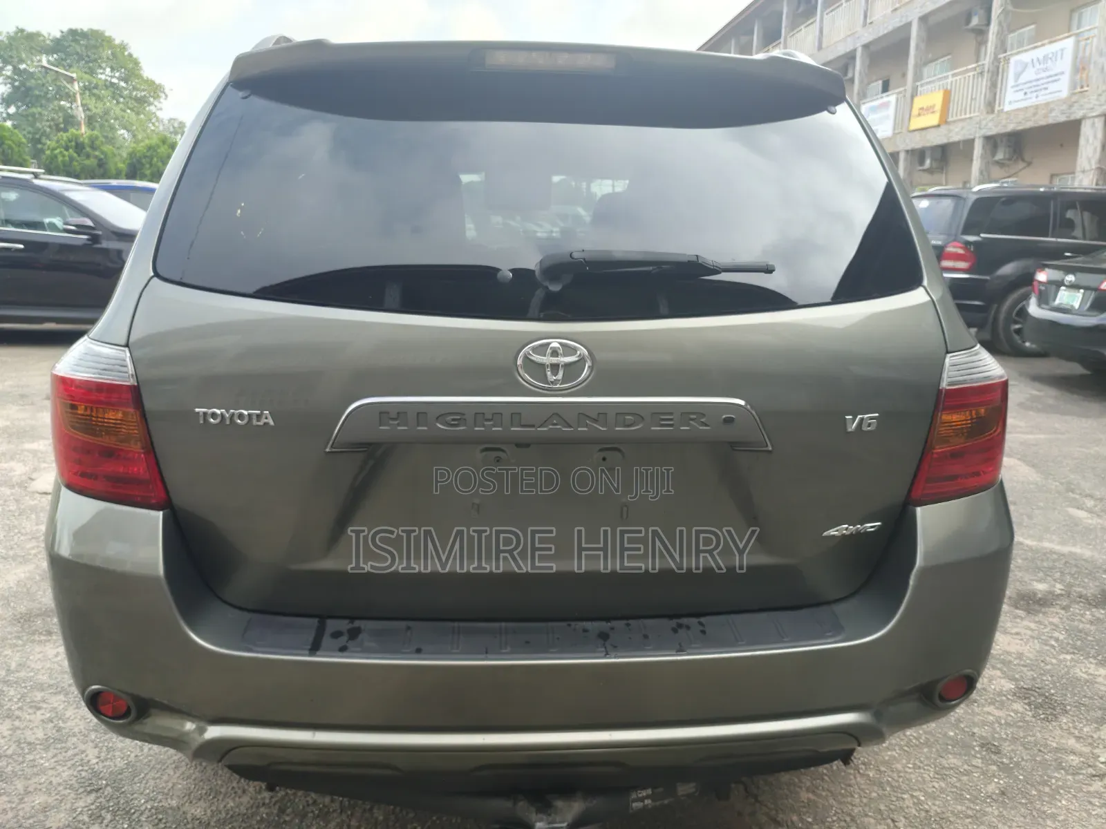 Toyota Highlander Sport 2008 Gray