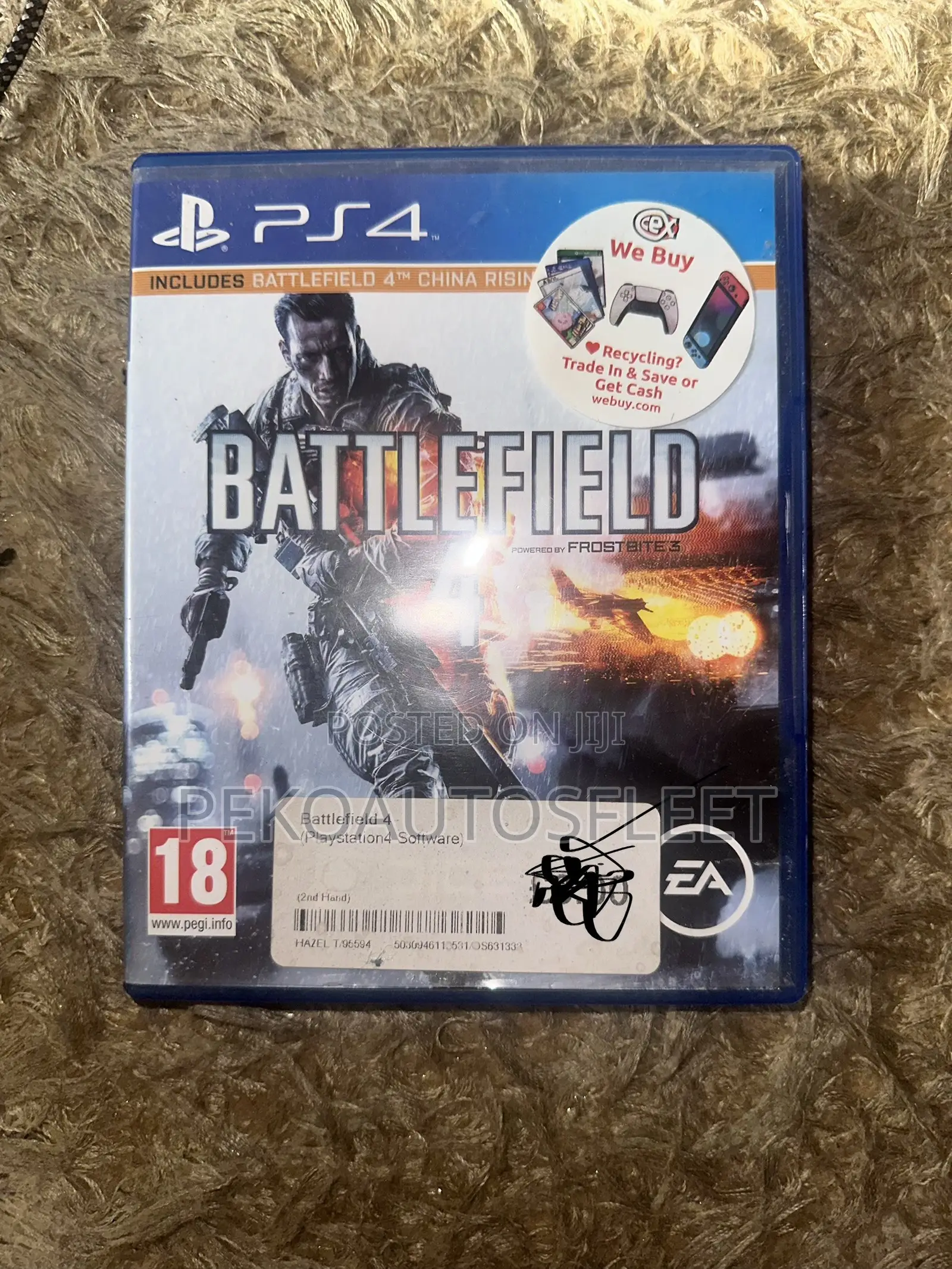 Battlefield 1and 4 for PlayStation 4 (PS4)