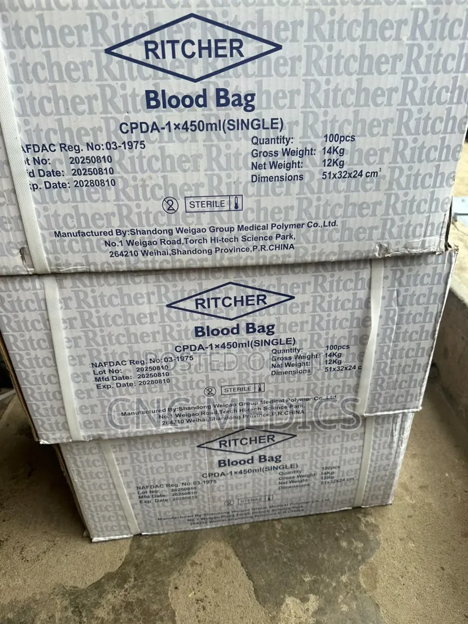 Ritcher Blood Bag (Single)