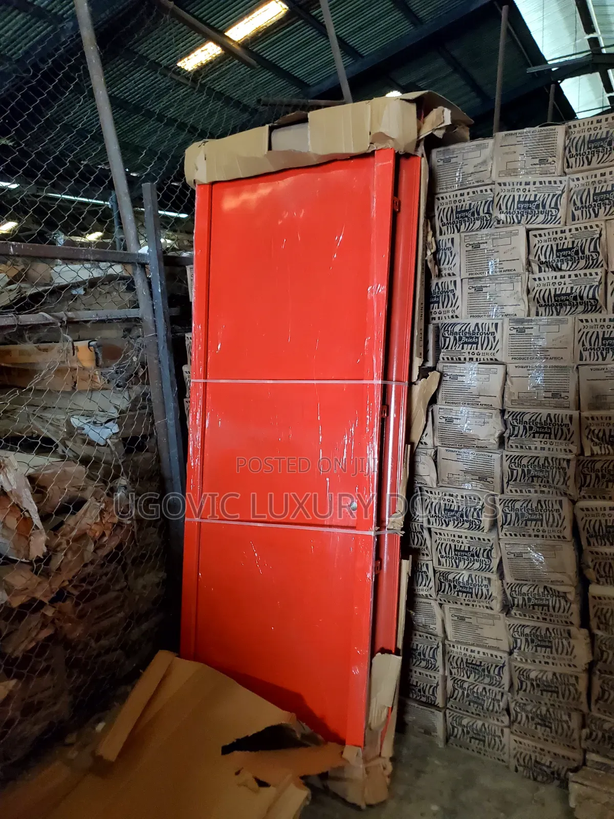 2.4mm × 900 Emergency Exit Steel Door 3ft