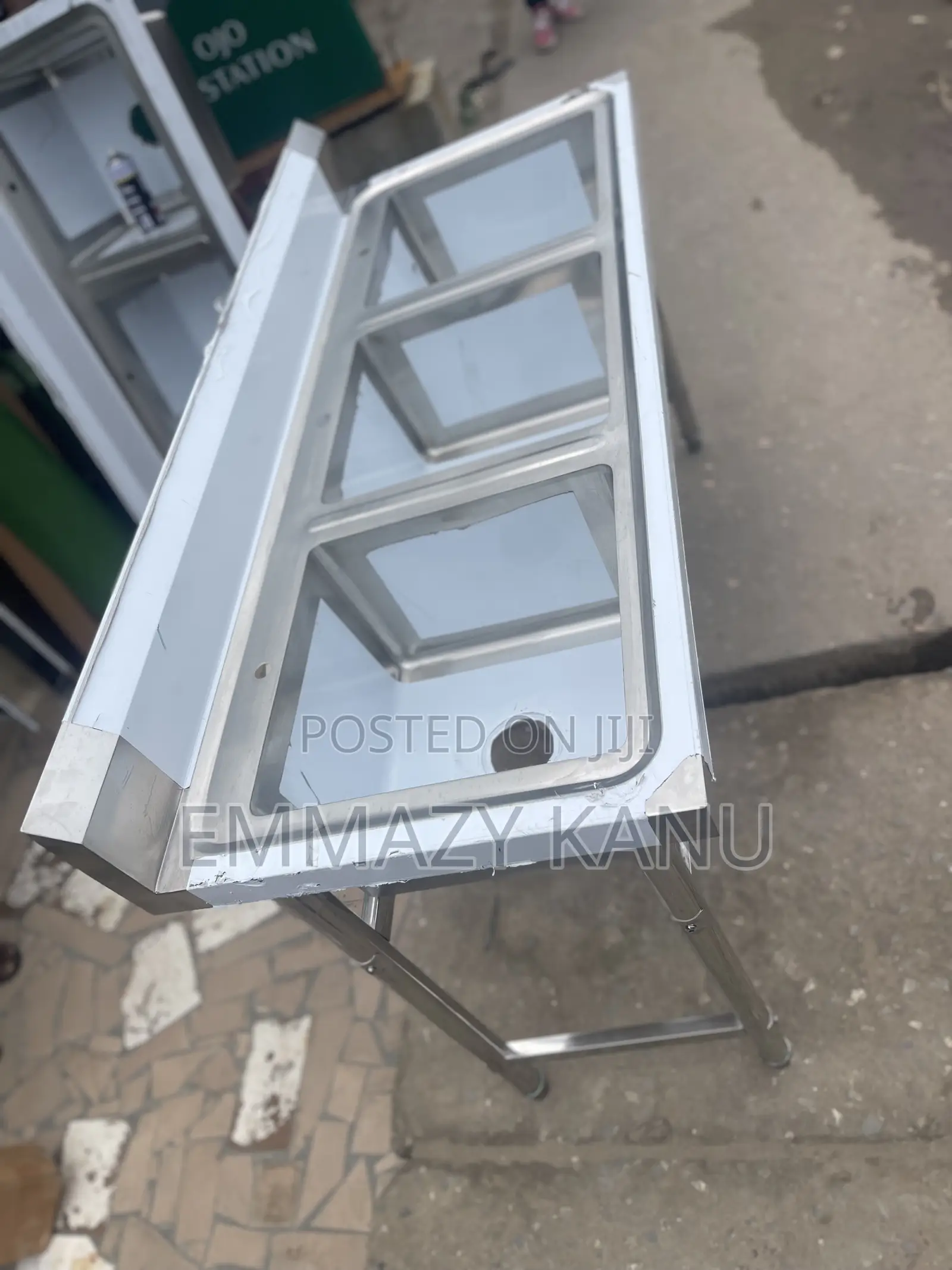 5ft Stainless Steel Commercial Sink With Stand