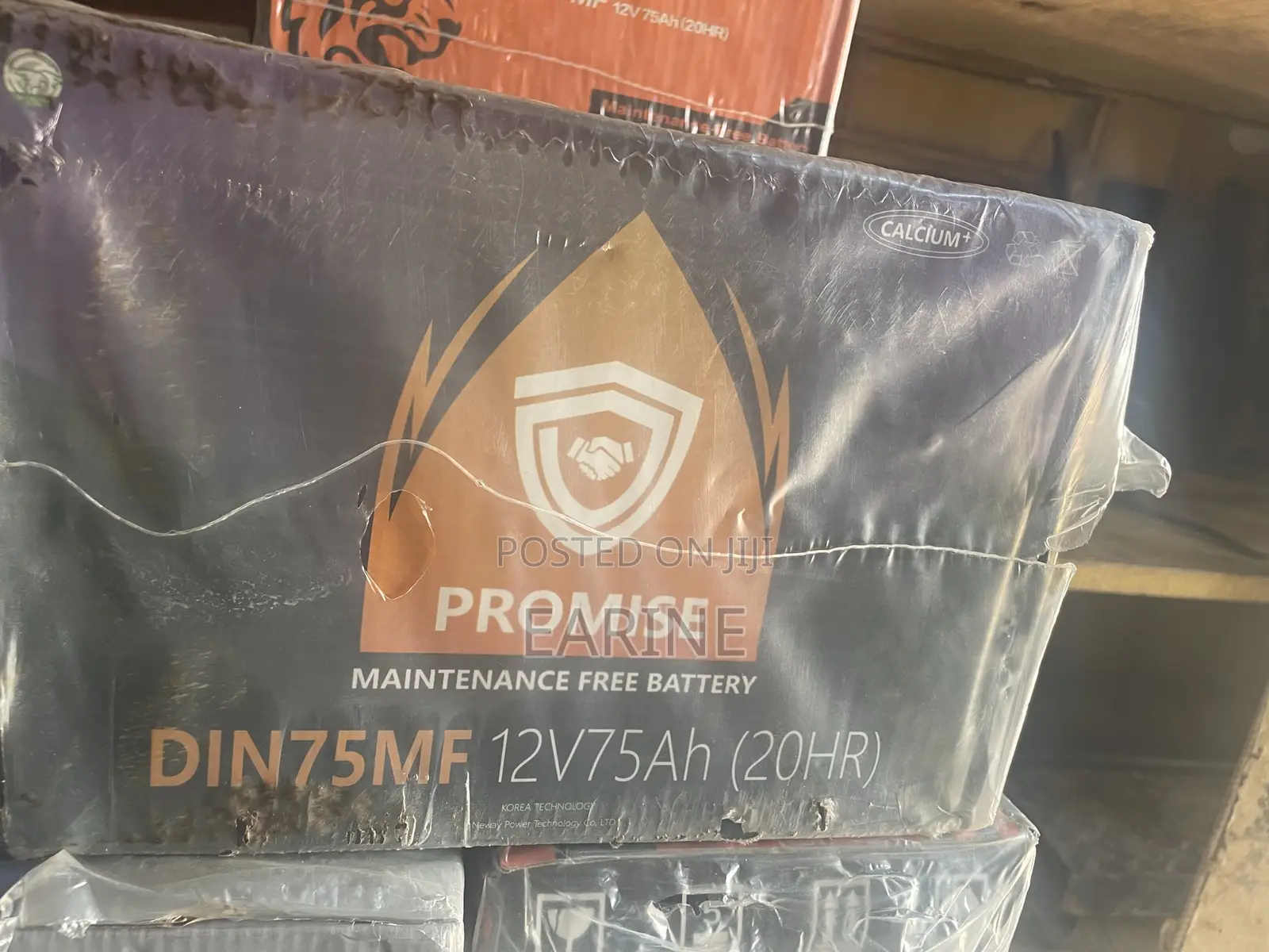 Original 75Ah Car Battery for Sale