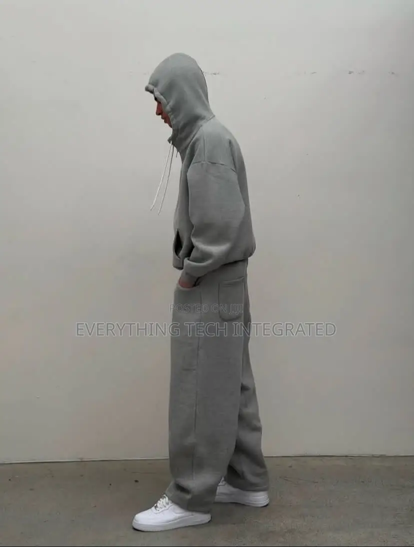 Half Zipped Quality Hoodie With Joggers Pant