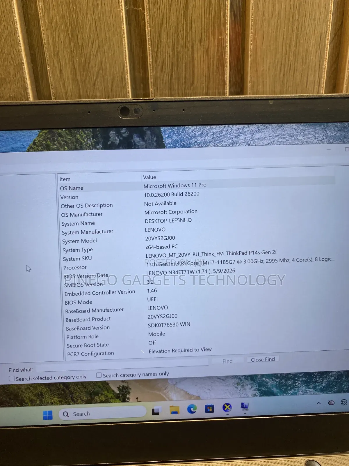 Laptop Lenovo ThinkPad P14s 16GB Intel Core i7 SSD 512GB