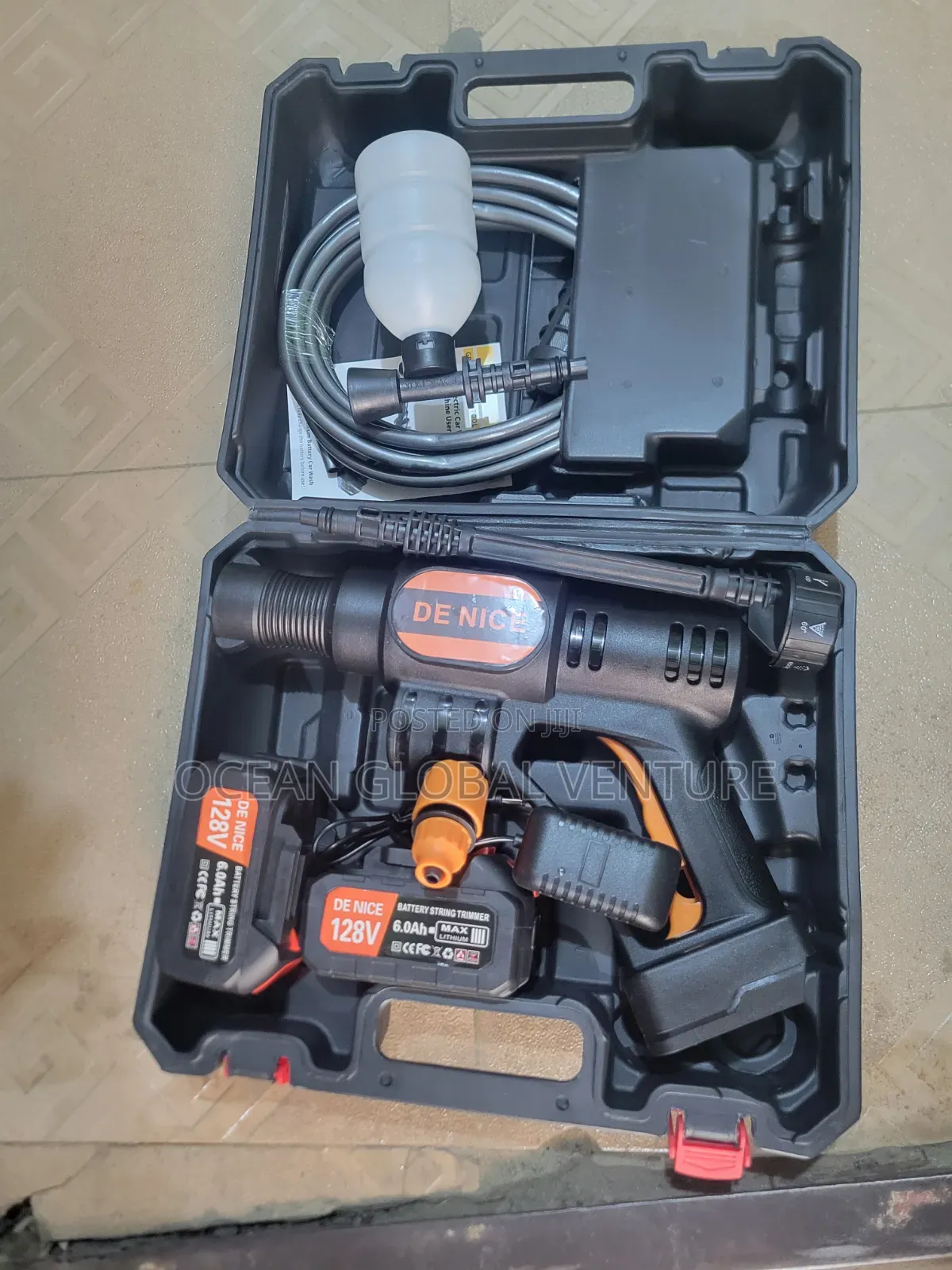 High Pressure 128v Battery Car Pressure Washer