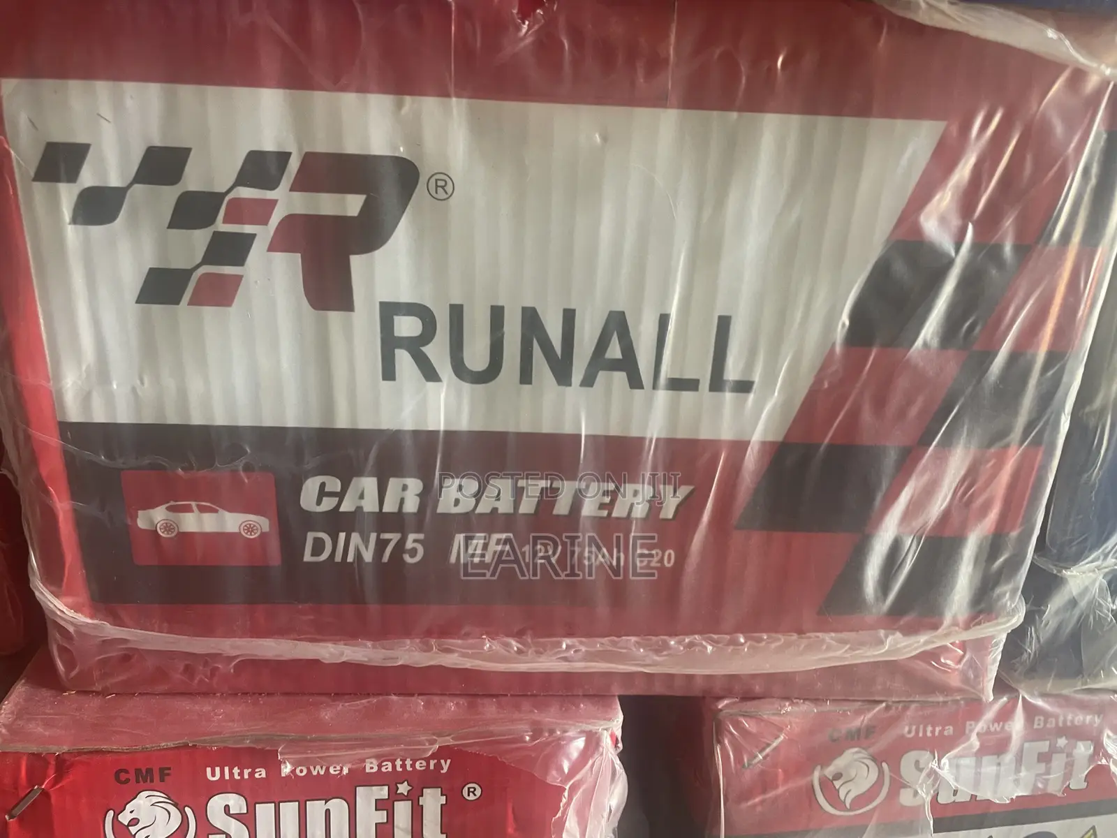 Runall 75ahm Car Battery