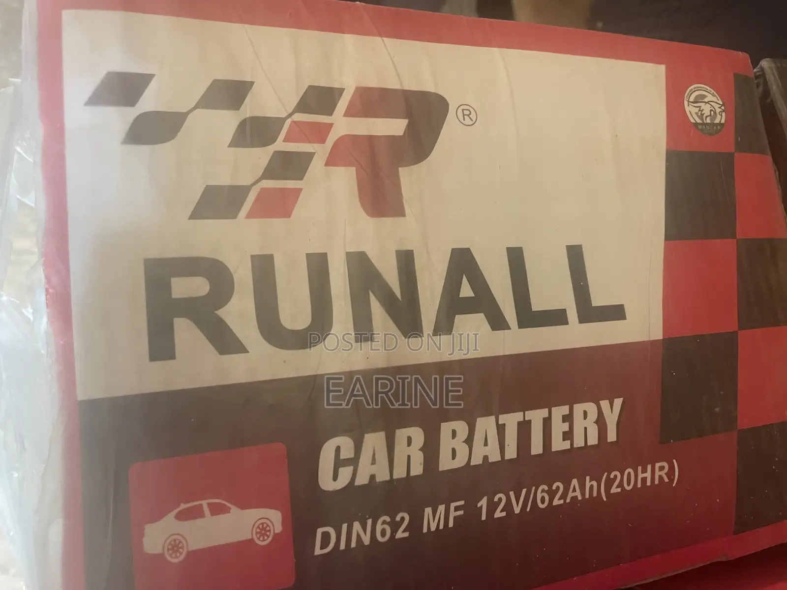Runall 75ahm Car Battery
