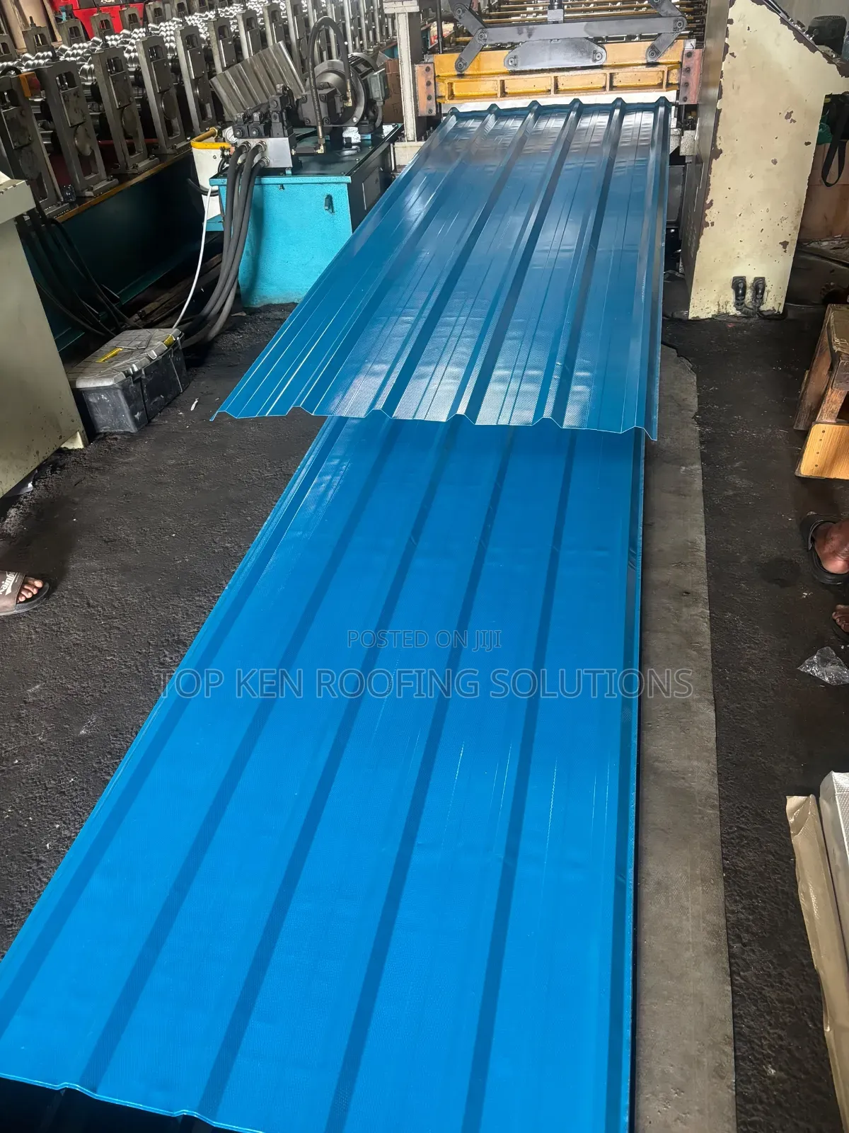 0.45mm Oven Baked Sheet Sky Blue