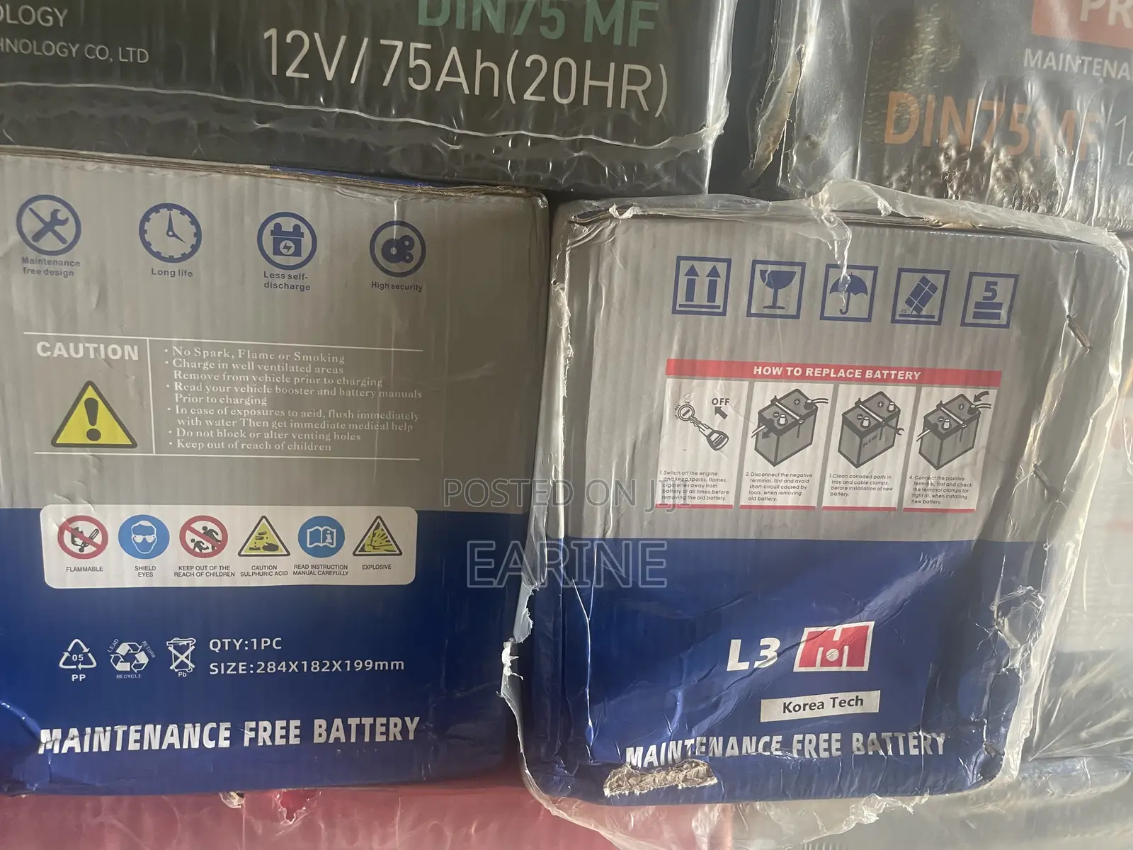 Gales 75ahm Car Battery