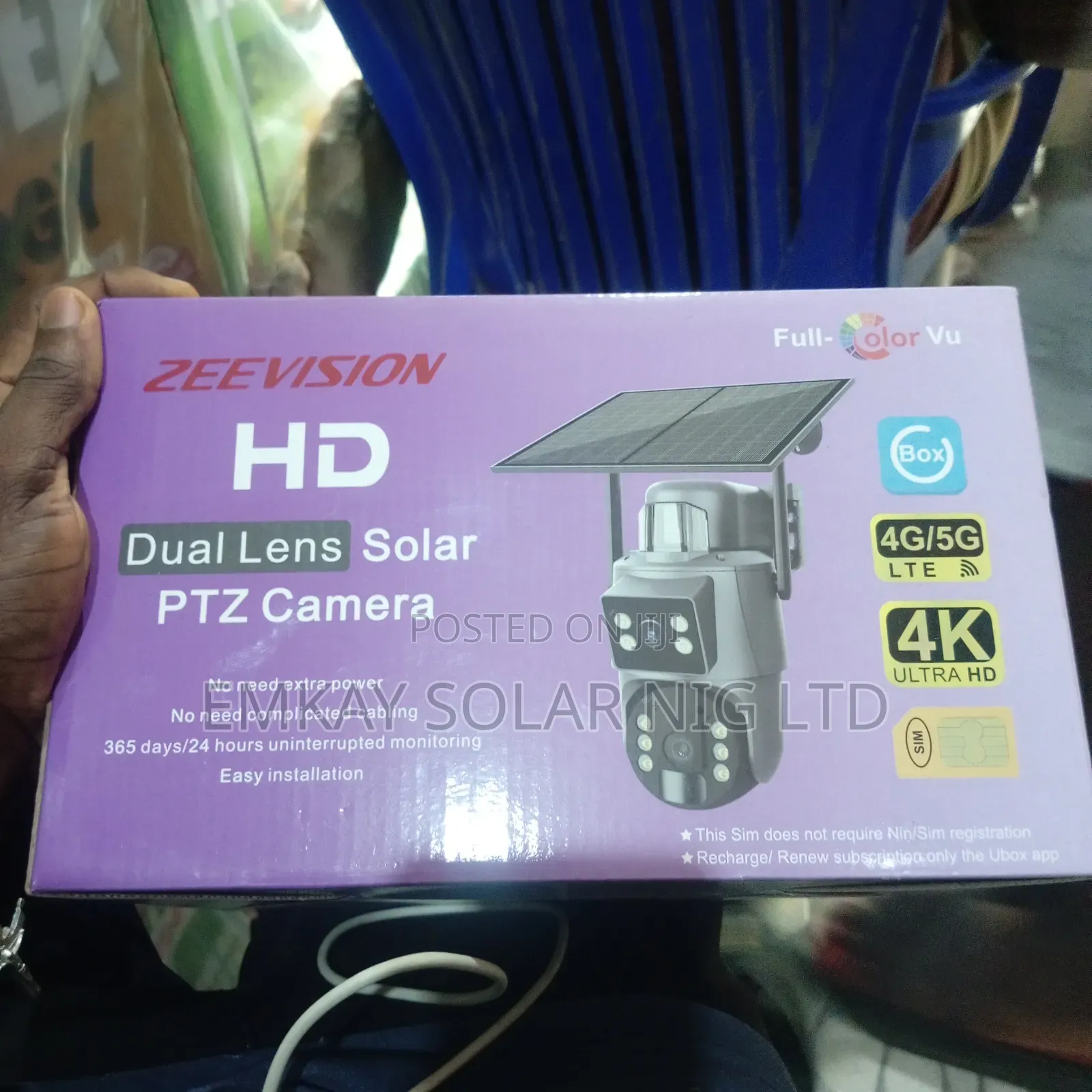 Double Lens Solar Camera