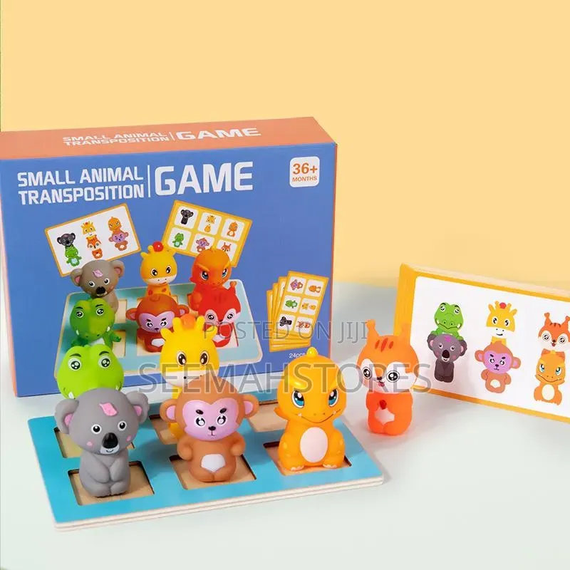 Wooden Small Animal Transposition Game