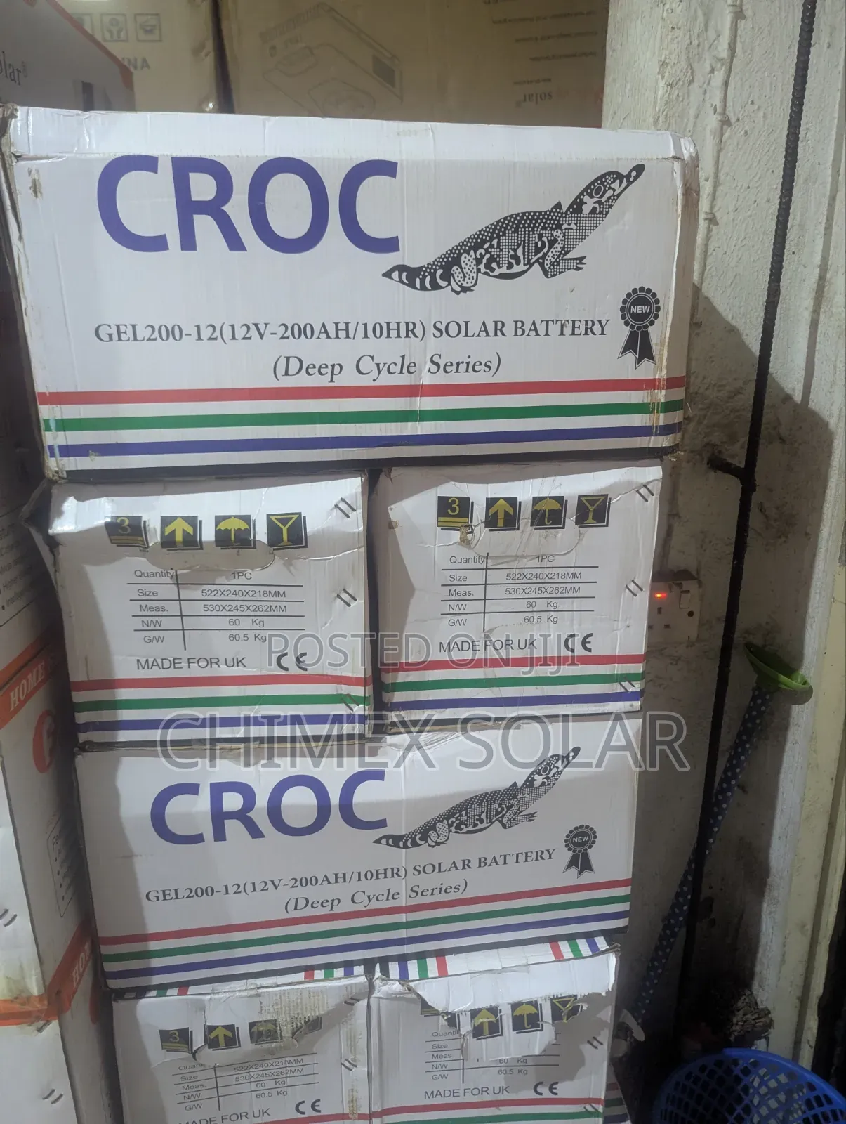 CROC 200Ah Gel Batteries
