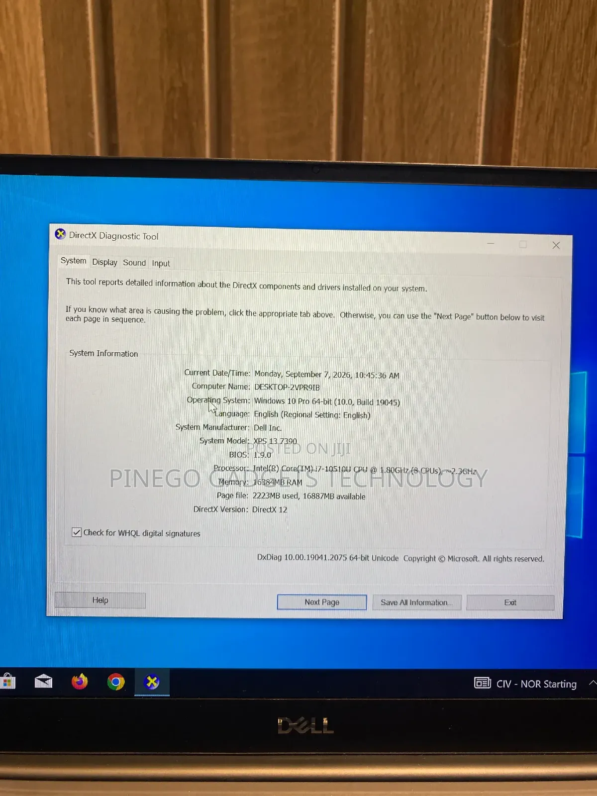 Laptop Dell XPS 13 16GB Intel Core i7 SSD 256GB