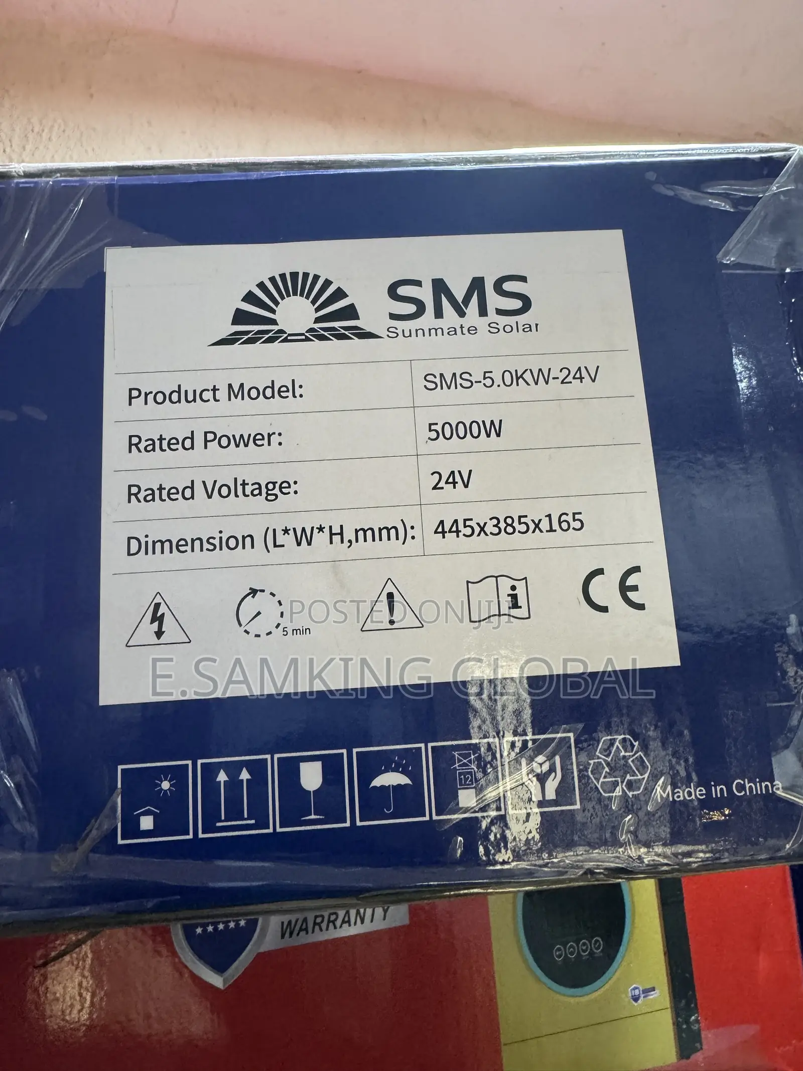 5kva 24v SMS HYBRID Inverter