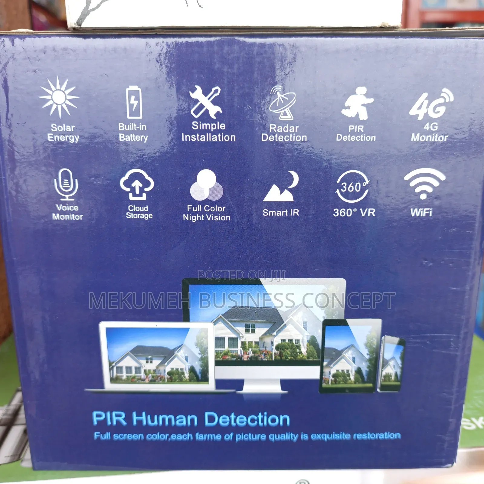 Solar Powered Smart Alarm Security Camera With 360° Features