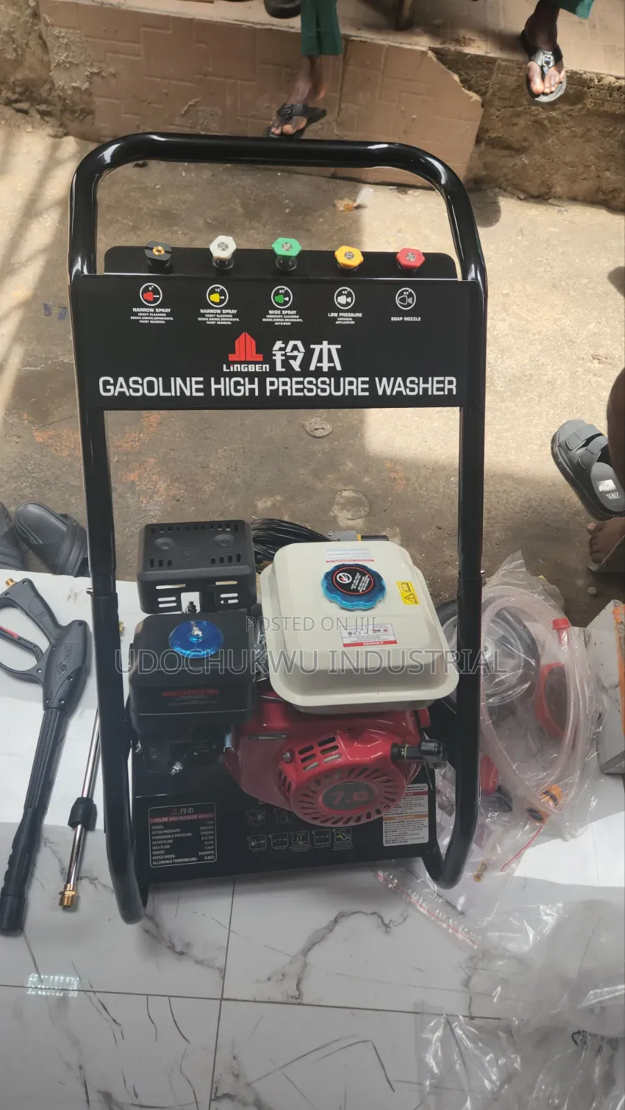Gasoline High Pressure Washer 7HP