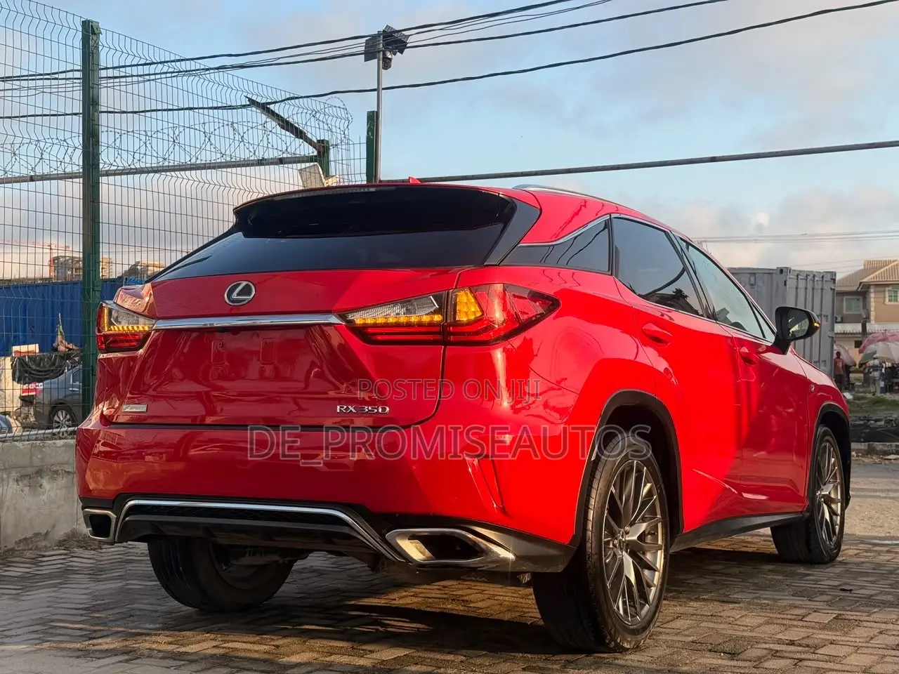 Lexus RX 350  F Sport AWD 2019 Red