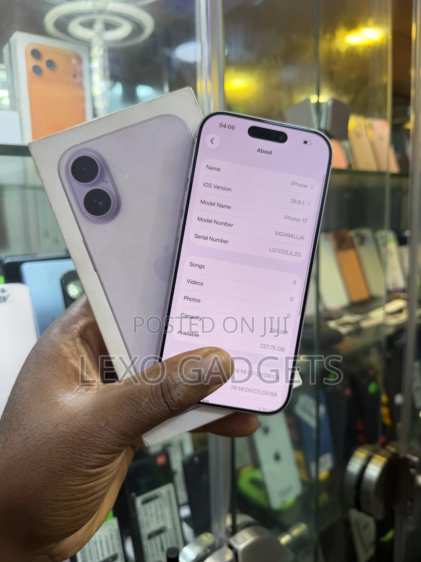 Apple iPhone 17 256 GB Purple