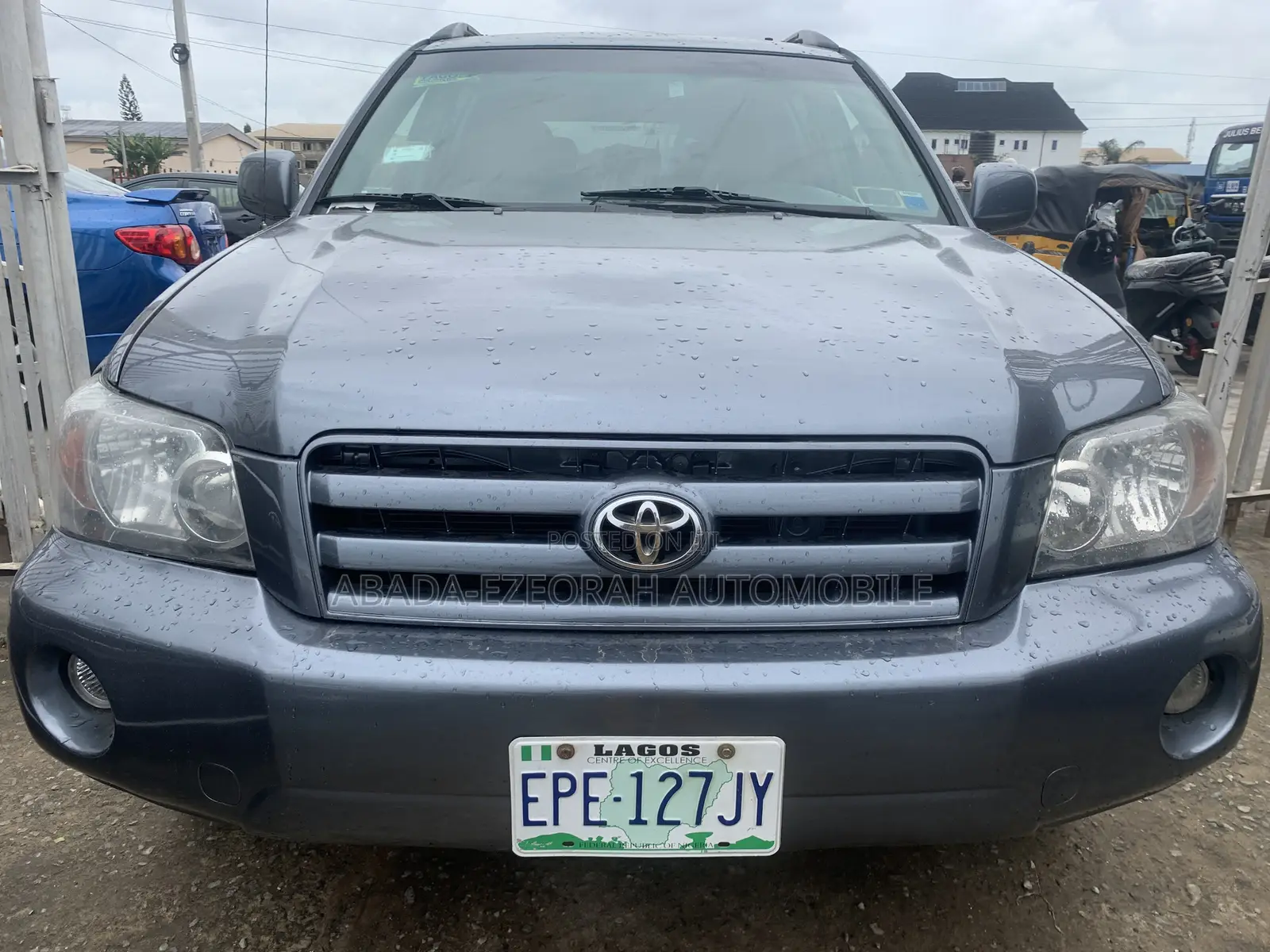 Toyota Highlander 4x4 2007 Gray