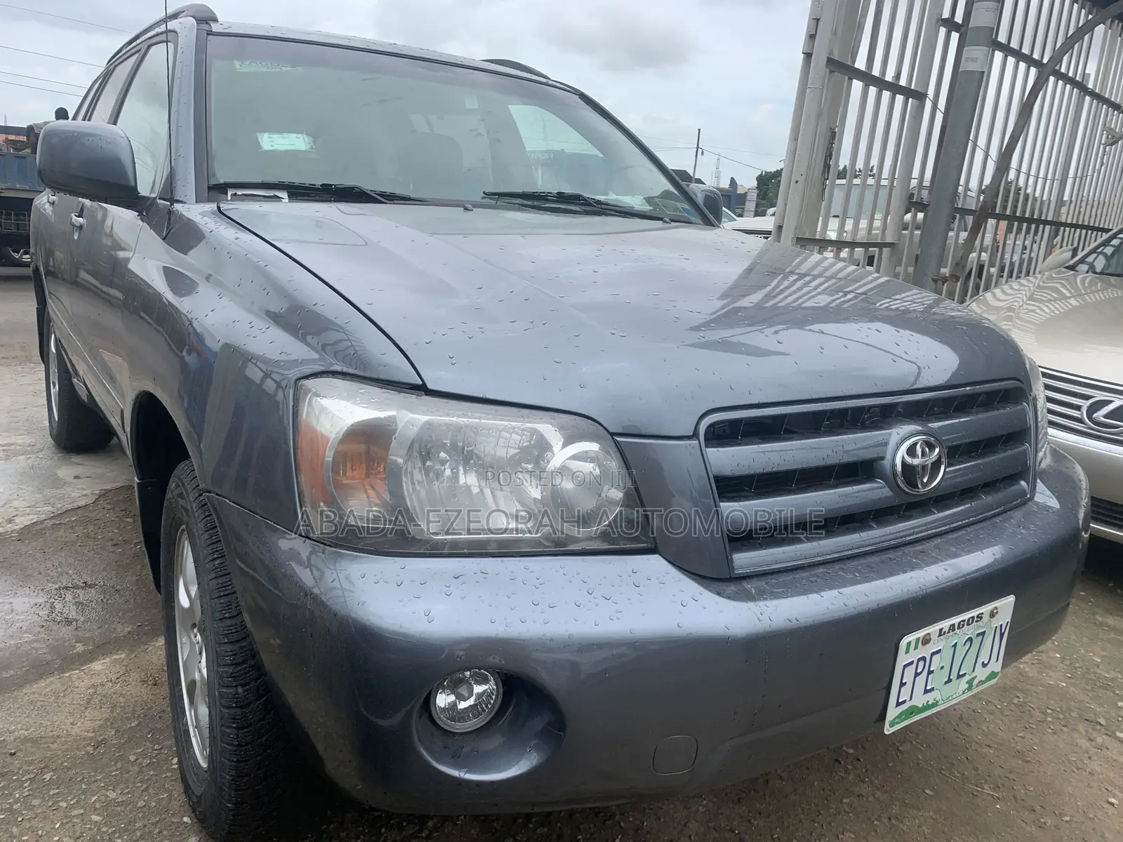 Toyota Highlander 4x4 2007 Gray