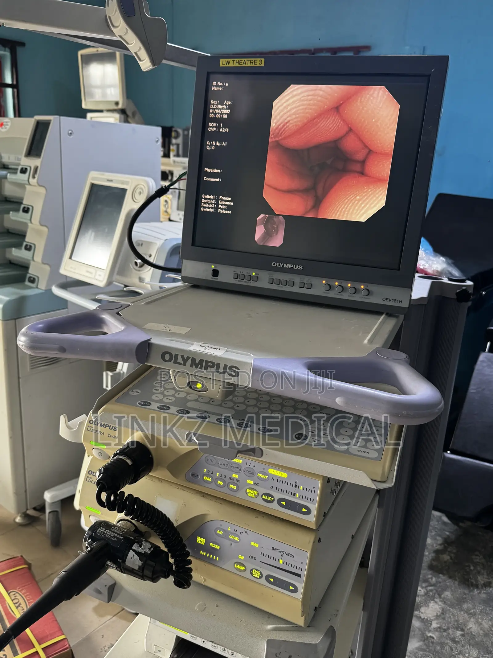 Complete Olympus CV260;CLV260 Endoscopy Wit Gastroscope N Colonoscopy