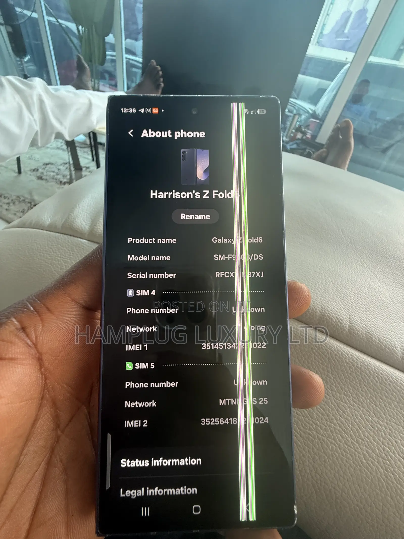 Samsung Galaxy Z Fold6 256 GB Blue