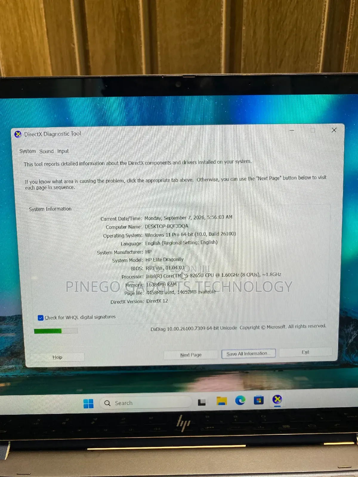 Laptop HP Elite Dragonfly x360 8th Gen 16GB Intel Core i5 SSD 256GB
