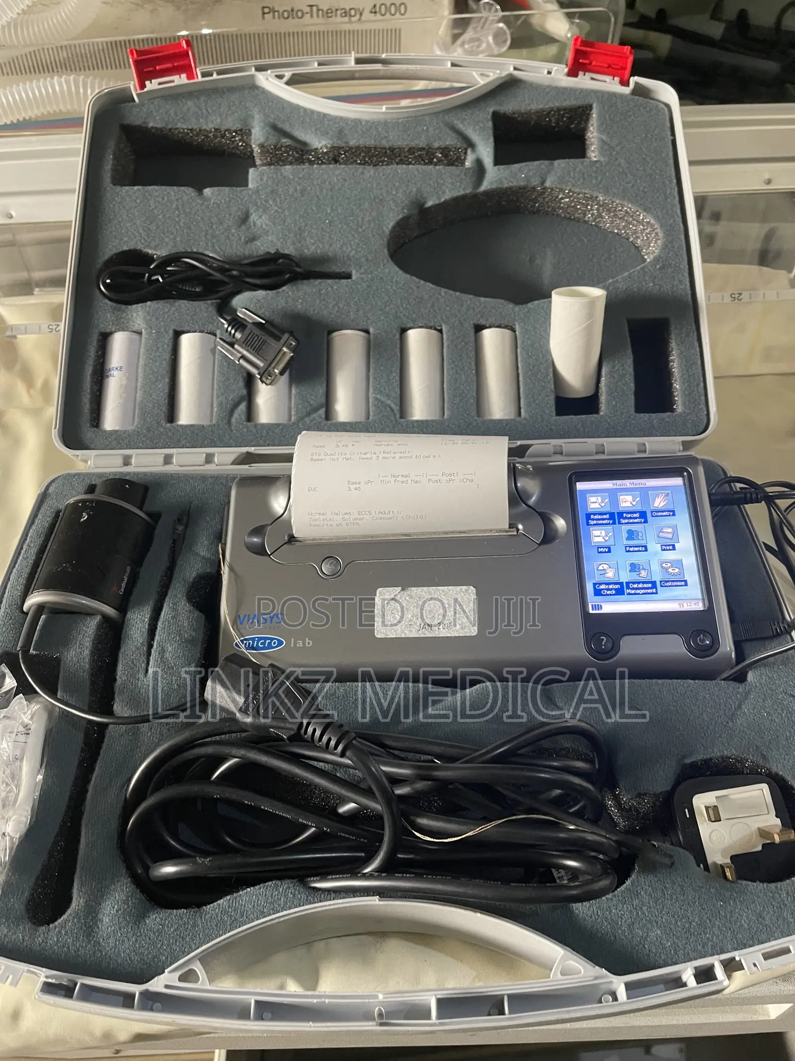 Uk Used Microlab Spirometer (Touchscreen)