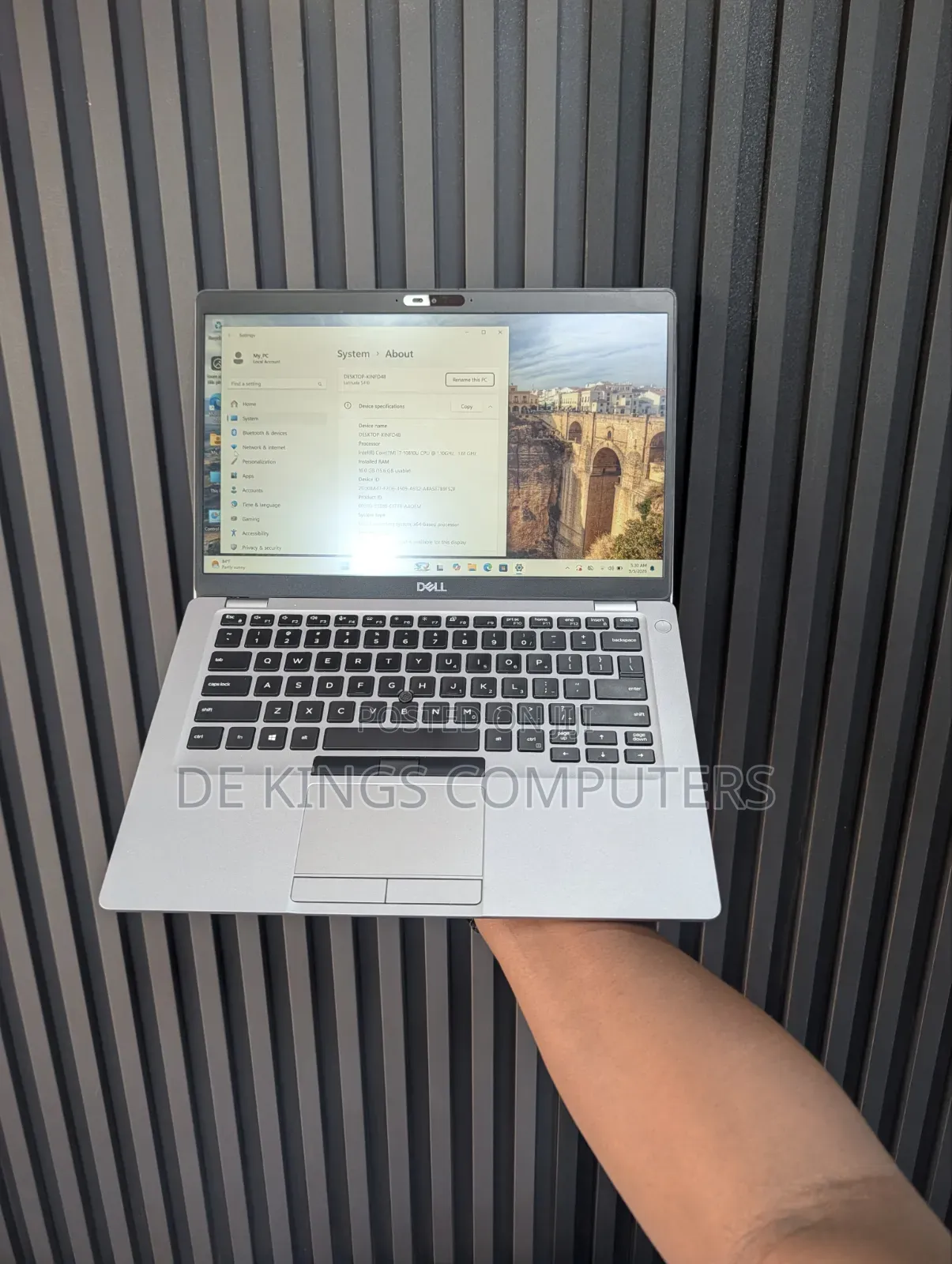 Laptop Dell Latitude 5410 16GB Intel Core i7 SSD 256GB