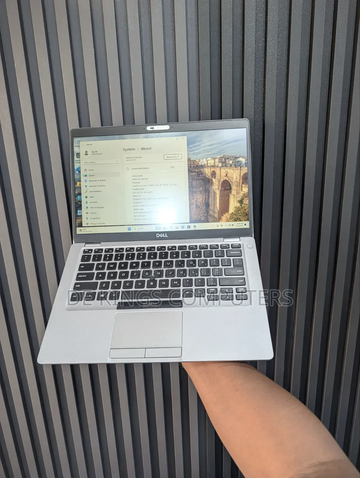 Laptop Dell Latitude 5410 16GB Intel Core i7 SSD 256GB