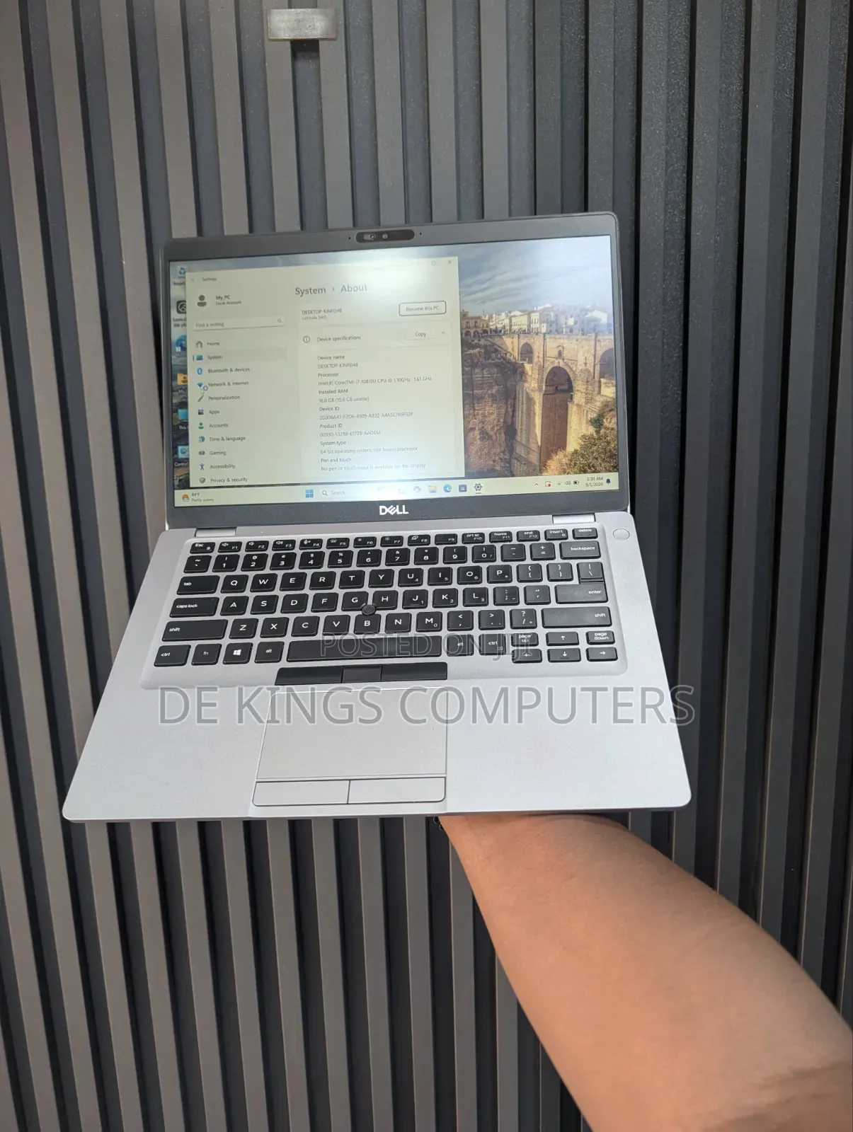 Laptop Dell Latitude 5410 16GB Intel Core i7 SSD 256GB