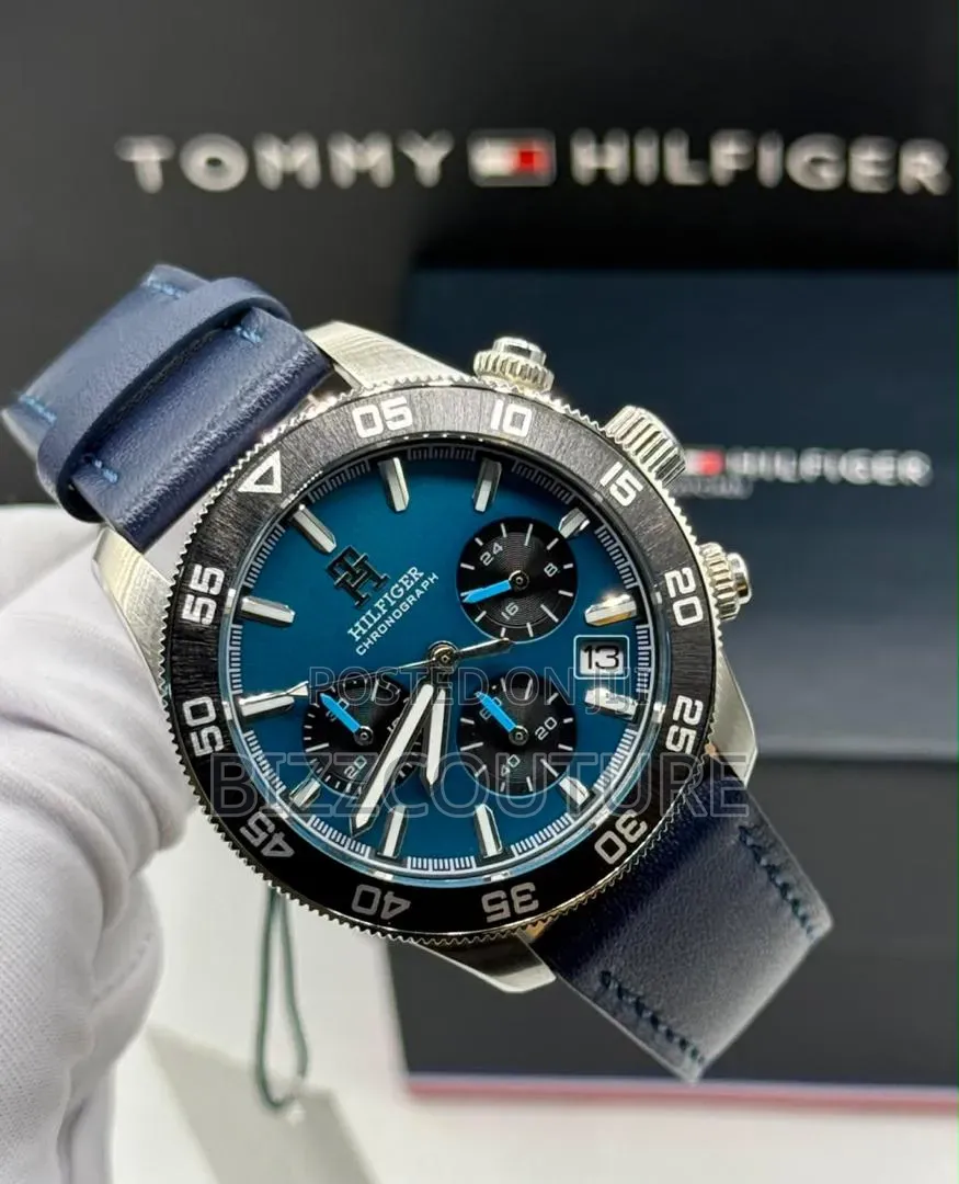 Original Tommy Hilfiger Men's Leather Strap 100% Authentic Guaranteed