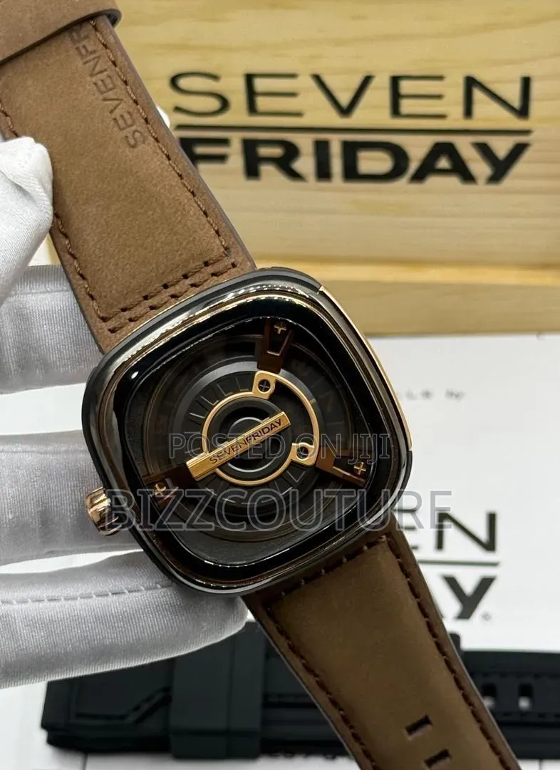 Original Seven Friday Men's Leather Strap 100% Authentic Guaranteed