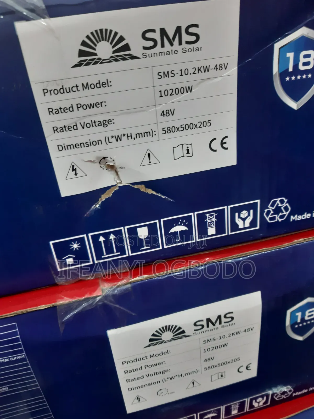 SMS Solar Inverter 10.2kva 48v Hybrid