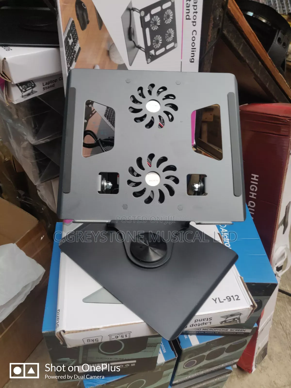 Latop Stand With 2 Fans