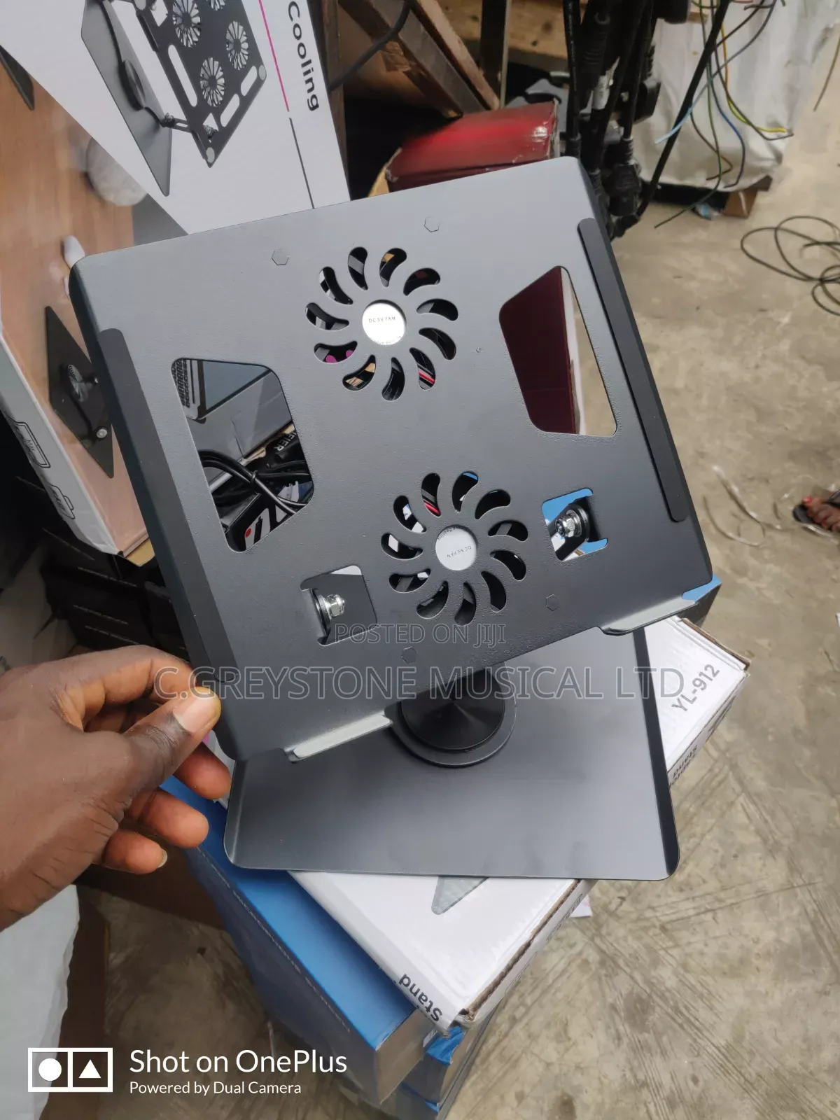 Latop Stand With 2 Fans