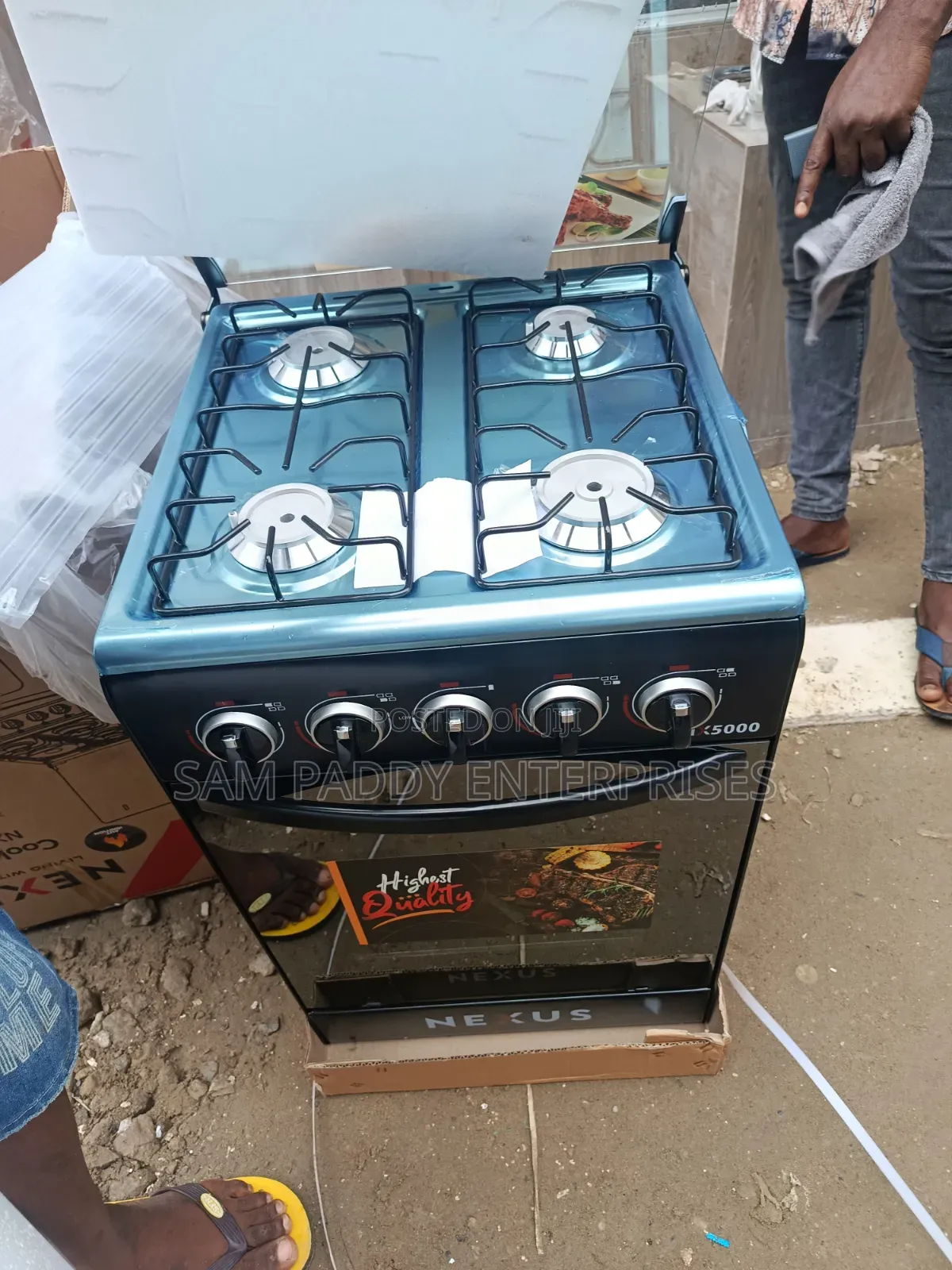 Gas Cooker and Oven Baker 50 by 50