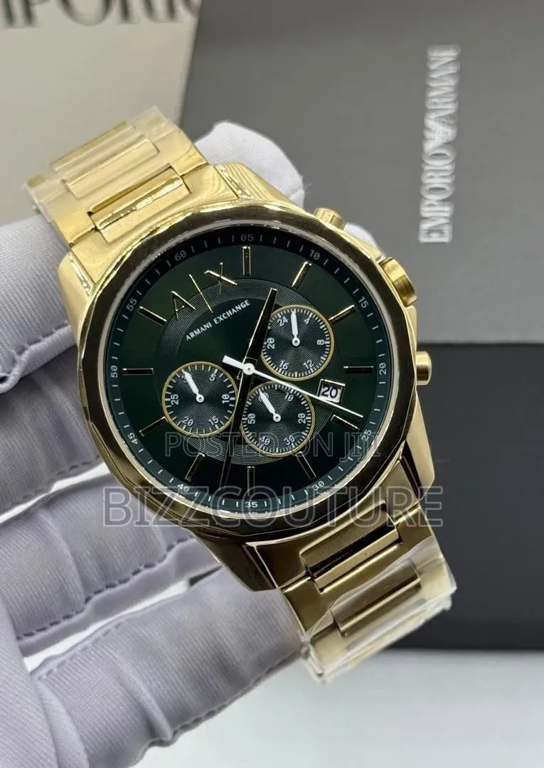 Original Emporio Armani Gold Chain Watch 100% Authentic Guaranteed