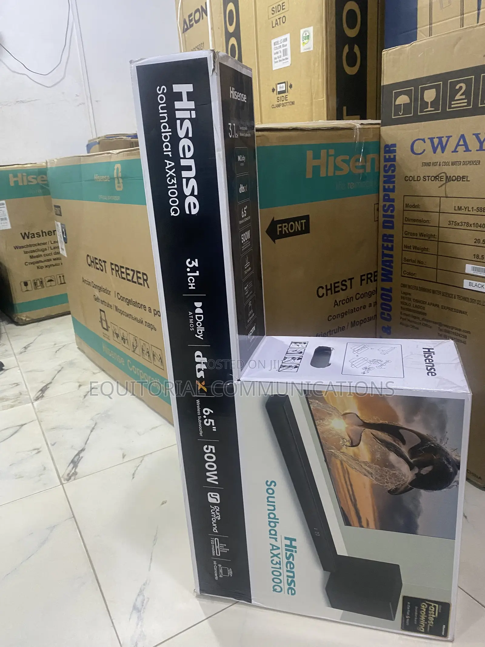 Hisense AX3100Q Soundbar and Wireless Bass Speaker