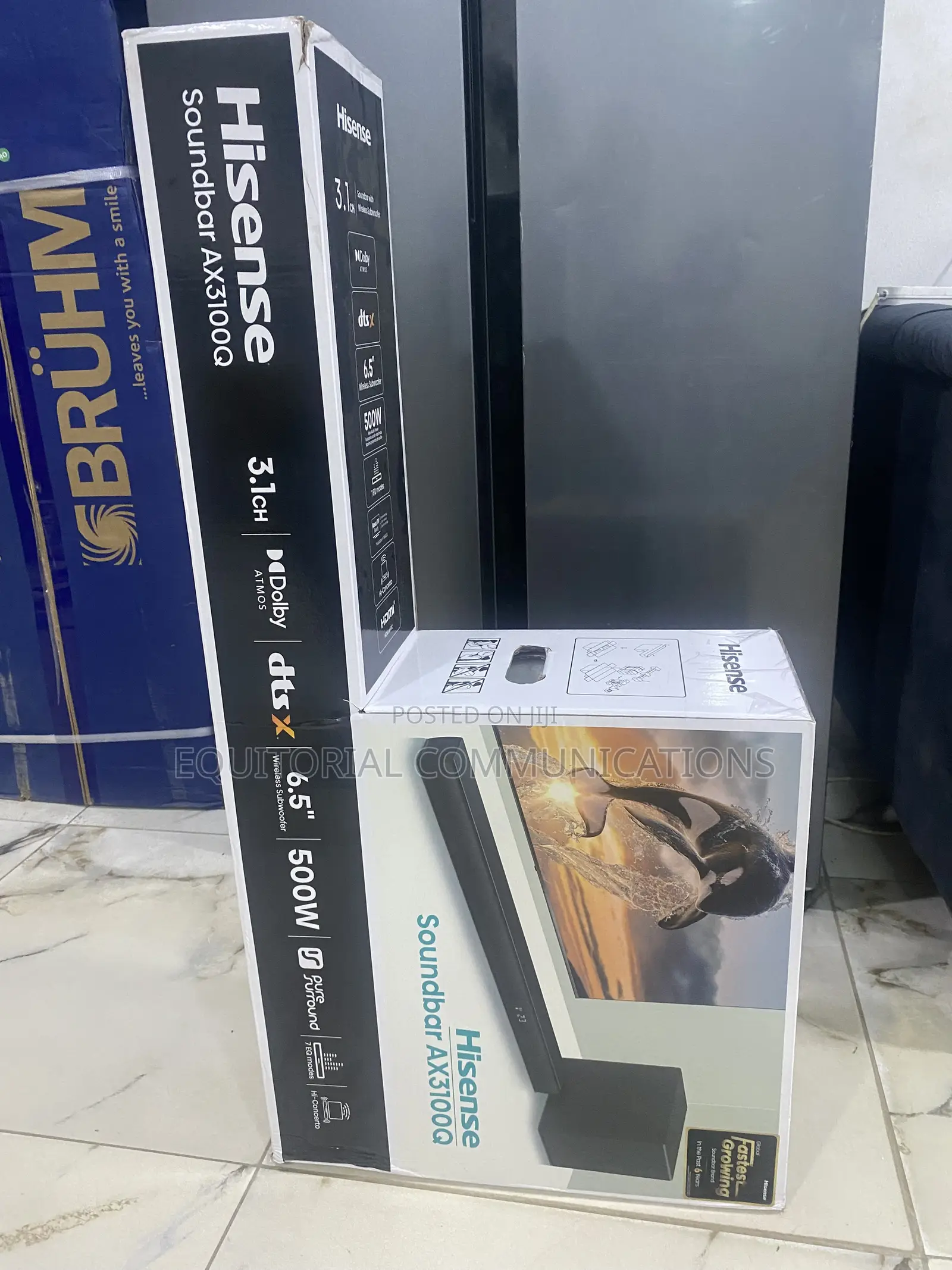 Hisense AX3100Q Soundbar and Wireless Bass Speaker