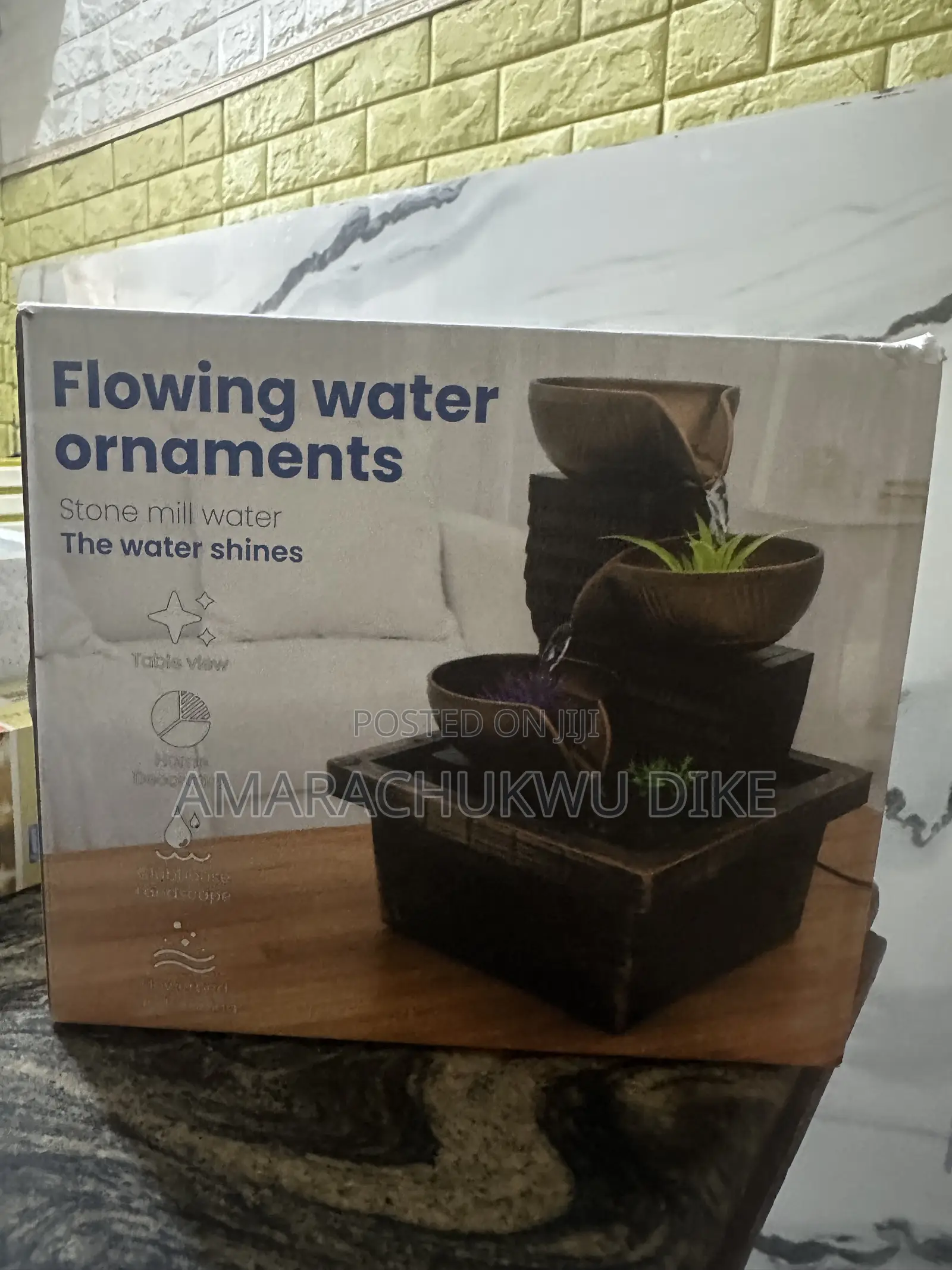 Water Fountain Decor With Light Wholesale Retail Sales