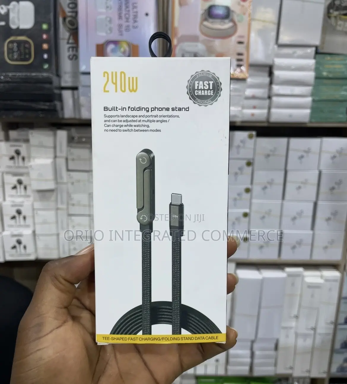 240W Built-in Folding Phone Stand